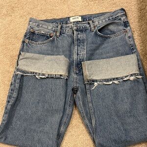 Agolde Women's Blue Flare Jeans